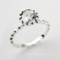 925 Sterling Silver Jewelry Atacado novo modelo retro 925 prata esterlina anel de diamante